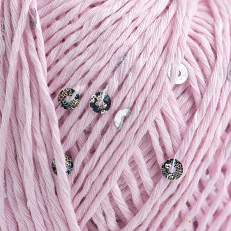 Cotton yarn with Sequins