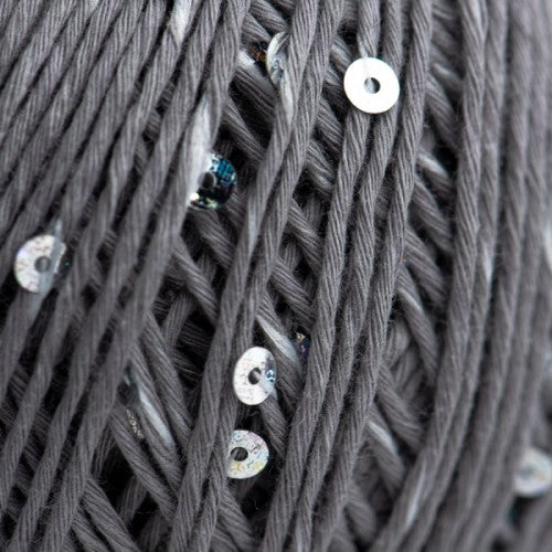 Cotton yarn with Sequins