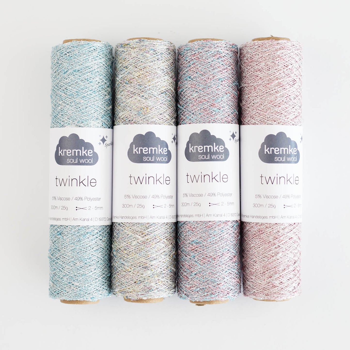 Sparkly Viscose blend yarn