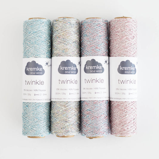Sparkly Viscose blend yarn