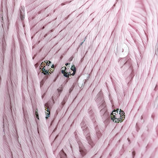 Cotton yarn with Sequins
