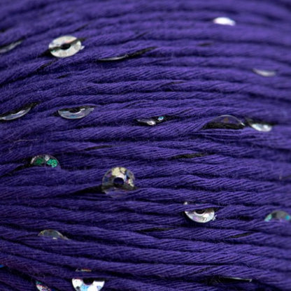 Cotton yarn with Sequins