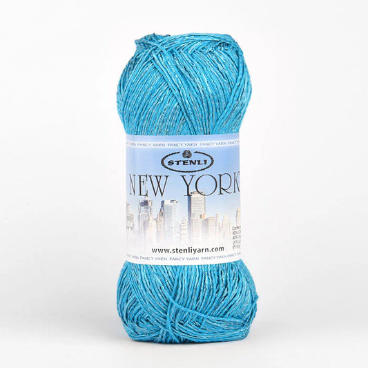 NEW YORK - Viscose & Cotton yarn with Lurex